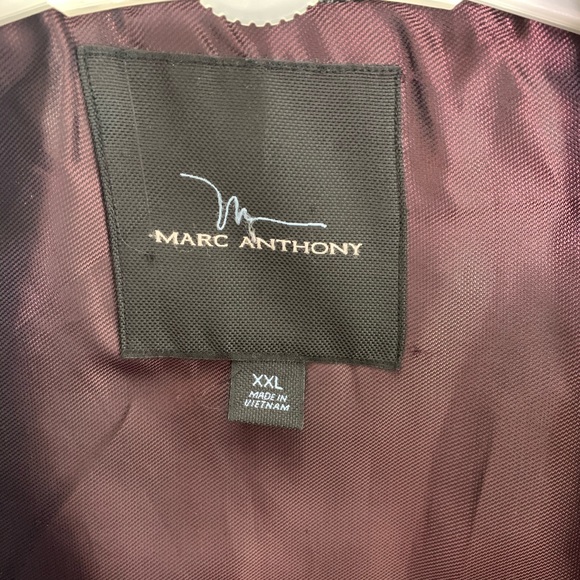 Marc Anthony XXL Black Wool Lined Jacket Coat - Picture 5 of 6